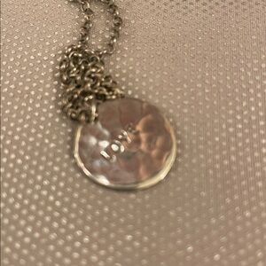 Silver Love Pendant Necklace